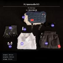 Valorant Agent Cosplay Costume Set, Anime Game Outfit, Men, 2 Styles S ISO Set + Earrings XXL ISO Set black