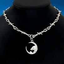 Punk Gothic Heart Thorn Choker Necklace - Unisex Fashion Statement Accessory black
