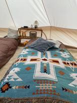 Outdoor Camping Native Pattern Ortega Pattern, Stylish Blanket (130X160cm)… brown