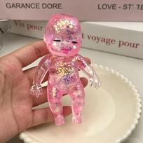 Minkštas maltolės cukraus kūdikio spaudomas žaislas Kawaii kūdikio tampomas lėtai kylantis Fidget žaislas suaugusiems Streso nerimo malšinimo dovanos brown