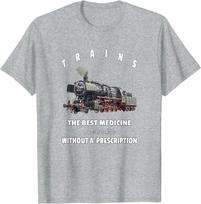 Steam Train Engine Funny Collectors Locomotive TShirt 100 Cotton ONeck Summer Short Sleeve Casual Mens Tshirt Size S3XL 4XL