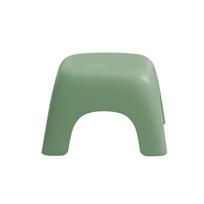 Sustiprintas neslystantis animacinis plastikinis taburetė vonios kambariui ar svetainei – Tinka vaikams ir suaugusiems Small (25.2*25.2*16cm) žalia