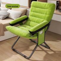 Comfortable Recliner: Folding Chair, Lazy Sofa, Student or Computer Chair with Backrest for Long Sitting Regular yellow