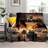 World Of Tanks Epic Battles Blanket Suitable for Sofas, Beds, Offices, And Camping - Perfect Gift for Halloween Christmas 180x230cm