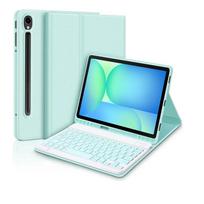 Klaviatūros dėklas, skirtas Samsung Galaxy Tab S10 FE / S9 FE / S9 / S8 / S7 10,9 colio/11 colių planšetiniam kompiuteriui, su pieštuko laikikliu 10.9(11)inch&Portuguese