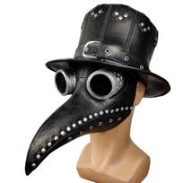 Steampunk Maro Daktaro Varnos Snapo Kaukė Helovinui black