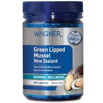 Wagner Žaliosios lūpos moliuskų Naujoji Zelandija 500mg 250 kapsulių