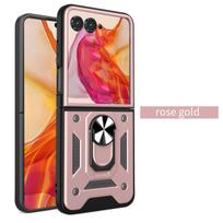 Šarvuotas smūgiams atsparus dėklas Motorola Razr 60 50 40 Ultra Moto Razr+ Plus 2025 2024 2023 Dangtelis su žiediniu laikikliu Coque Fundas Motorola Razr 50 Ultra red