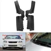 1 Pair Engine Bonnet Hood Hinge Cover For HONDA ACCORD 2008-2013 black