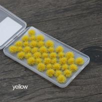 Terrain Micro Landscape Artificial Grass Cluster Static Grass Tuft Scenery Modeling Wargame Model geltona