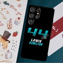 Lewis Hamilton 44 dėklas Samsung Galaxy S23 S20 FE S21 FE S22 Ultra Note 20 S8 S9 S10 Note 10 Plus nugarėlė Galaxy S22Ultra brown