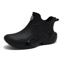Men's casual sports shoes, large-sized breathable chef men's shoes, outdoor rain boots, waterproof and anti-slip rain boots 43