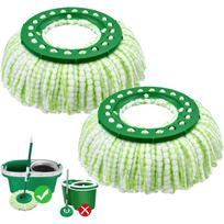 Tornado sukamojo mopo galvutė TIK Suderinama su      , Plaunama ir daugkartinio naudojimo Libman mopo galvutės pakeitimo papildas Tornado mopui (NETINKA senai versijai) 2 Pack žalia