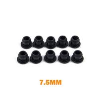 10 vnt. Silikoninės gumos prispaudžiamas kištukas, 2,5–14 Mm tuščiaviduriai galinių dangtelių sandarinimo kamštis 7.5mm