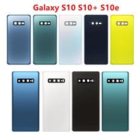 Suderinama Samsung S10, S10E, S10+ Baterijos Galinio Stiklo Dangtelis ir Galinis Korpusas S10E Single Logo balta