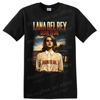 Lana Del Rey Born to Die T Shirt Vintage Portrait Graphic Music Fan Retro 120 beige