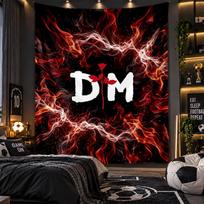 Wall Hanging Tapestry Depeche Mode Print Cloth for Living Room Bedroom Home Decor 150cmx200cm brown