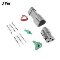 2/ 3/ 4/ 6/ 8/ 12P Seal Kits Male and Female DT06/04 Waterproof Connector Socket Plug Wiring 3 Pin