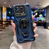 Magnetic Kickstand Phone Case for Motorola G86 G56 G06 Edge60 Pro 60 70 Heavy-duty Anti-fall Armor Protection Practical Cover Motorola Edge 70 mėlyna