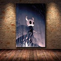 Hollow Knight Elektroninio Žaidimo Plakatas Namų Dekoro Tapyba Vaikų Anime Žaidimo Spaudinys Ant Drobės Sienos Svetainė 40cm×50cm NoFrame