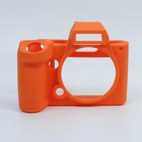 Silicone Camera Case Panasonic Lumix S5 II S5M2 - Soft Protective Cover In Black Navy Green Orange Orange red