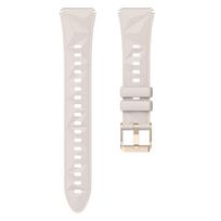 18 mm oficialus dirželis Huawei Watch GT4 41 mm, minkštas rožinio aukso sagtelė, moteriškas silikoninis dirželis Huawei Watch GT5/GT4 41 mm/GT5Pro 42 mm GT5  41mm white