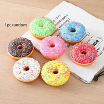 Simulation Donut Stress Relief Squeeze Fidget Toy Food Cake Decompression Toy