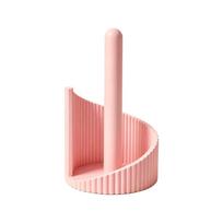 Freestanding Paper Towel Holder 3D Printing Roll Paper Storage Rack  Restaurant rožinė