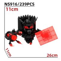 Hot Skibidi Toilet Building Blocks Toys Titan Sword ClocKman 5.0 Zombie Universe Axe Guitar Bricks Toys For Kids Birthday Gift black