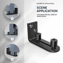 Sliding Door Bottom Guide Roller Anti Swing Stopper Kit Adjustable Floor Mount Limit Wheel For Door Sliding Door Installation A29