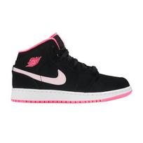 Jordan 1 Mid Black Digital Pink (GS) 37.5 white