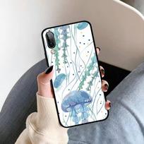 Cute Cartoon Jellyfishes  Phone Case for Vivo Y91C Y11 17 19 17 67 81 Oppo A9 2020 Realme c3 vivo Y91C