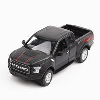 1:32 Raptor F150 Pickup Diecast Metal Off Road Vehicle Sound Light Pull Back Toy Collection for Gifts juoda