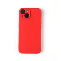 Prabangus silikoninis telefono dėklas, skirtas IPhone 15 14 13 12 11 Pro Max Mini, minkštas saldainių spalvos dėklas, skirtas IPhone XR XS Max 7 8 Plus SE 2020 For iphone 11 raudona
