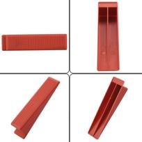 T02C!401Pcs Tile Leveling System 2Mm 300Pcs Clips+100Pcs Wedges +1Piece Plier Plastic Tiling Tools Tile Spacer (as the picture,NONE)