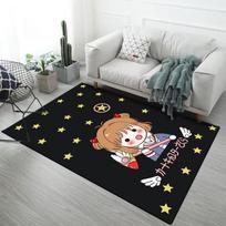 Animacinių filmų čiužinys Svetainės grindų kilimėliai Namai Grindų kilimėliai Kambario apdaila Ančiuko kilimas Paauglių mergaičių miegamojo kilimas Alfombra 100x150cm