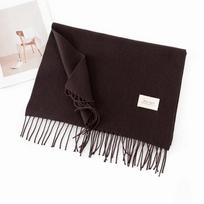 Rudens skara moterims Ilgi šilti kašmyro kaklaskarės Žieminiai Hijab Solid Moteriškas skara Moteriški Pashmina Bandana galvos Šalikai black