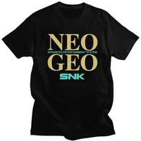 Custom Mens Retro Arcade Game Neo Geo Snk T Shirts ShortSleeve Cotton Tshirts Classic Tshirt Leisure Tees Loose Fit Clothing 3XL beige