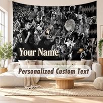 Custom Name Wall Hanging Tapestry,Bruno Mars Decorative Backdrop Tapestry For Dorm Home 100cmx150cm