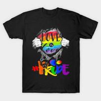 Love Is Love Pride T-Shirt 5XL įvairiaspalvis