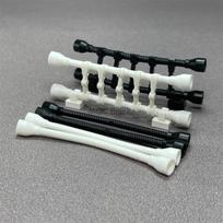 MOC Bricks Hose Flexible Shoelace 8.5L with Tabless Ends 72375 Accessories Assembled Building Blocks Toys Kids Gift white