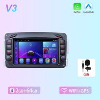 REAKOSOUND radijo stereofoninis automobilinis multimedijos grotuvas skirtas Mercedes Benz W203 Vito W639 VaneoCLK W209 W210M/Ml Carplay wifi BT GPS Navi