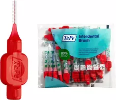 TePe Interdental Brush Extra Soft tarpdančių šepetėliai, 0,5 mm (2), raudoni, 25 vnt.