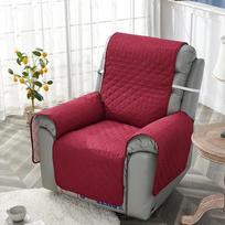 Quilted Recliner Sofa Cover Dogs Pets Kid Anti-Slip Chair Covers Anti-Wear  Armchair Slipcovers Furniture Protector 1 Seat brown