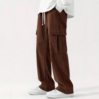 Cargo Pants For Men Baggy,Men's Parachute Cargo Pants Lightweight Pants Drawstring Loose Fit Hiking Casual Pants S