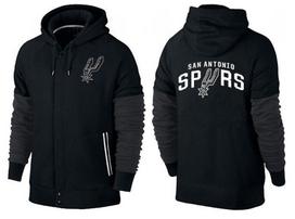 Beisbolo marškinėliai vyriški NBA krepšinio marškinėliai kardiganas užtrauktukas krūtinės gobtuvas viršus L black