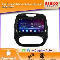 Automobilinis radijas Renault Kaptur Captur Clio Samsung QM3 2013 2014 2015 2016 Belaidis Carplay multimedija Android Auto 4G 2Din 4 core 2GB+64GB carplay black