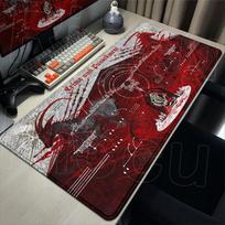 XXL dark style Gothic Mouse Pad Rug Large Gaming Table Cushion Nonslip Laptop Tablet Mousepad Desk Mat PC Accessories Playmat 800x300x2mm white