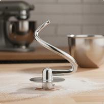 Stand Mixer Bread Hook 304 Stainless Steel Wire Whisk for Cooking 35L Dough 35L Dough Hook white