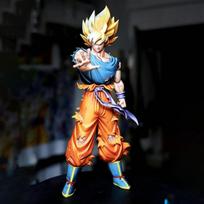 31cm Anime Dragon Ball Z Goku Figure Son Goku Super Saiyan Pvc Action Figures Collection Model Toys Gifts black